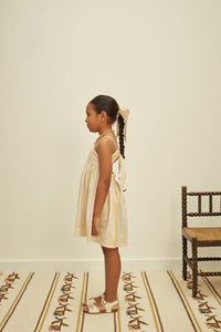 Cotton woven embroidered dress vintage inspired child. – Apolina