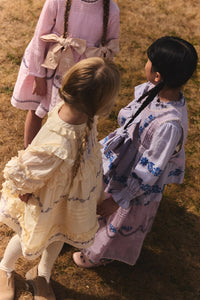 Apolina - Mia Blouse in Violet Crème - Child