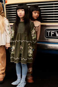 Apolina - Mia Dress in Forest - Child