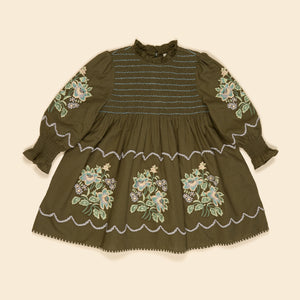 Apolina - Mia Dress in Forest - Child