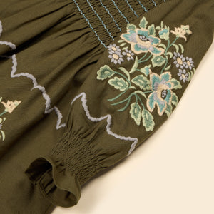 Apolina - Mia Dress in Forest - Child