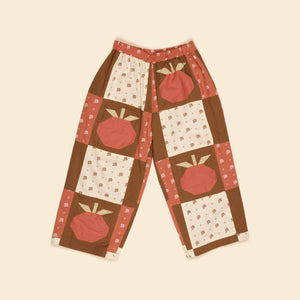 ボトムス・スパッツ apolina molly trouser patchwork 5-7Y Apolina - Molly Patchwork Trouser in Apple Patch- Child