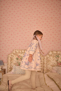 Apolina - Mura Hand Embroidered Dress in Blossom - Child