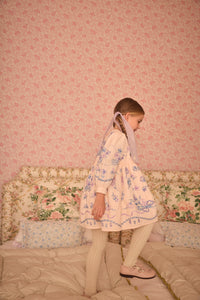 Apolina - Mura Hand Embroidered Dress in Blossom - Child