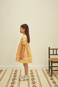 apolina MIA dress MELBA 2-3y ワンピース　アポリナ Cotton woven embroidered dress vintage inspired child. – Apolina
