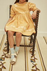 apolina MIA dress MELBA 2-3y ワンピース　アポリナ Cotton woven embroidered dress vintage inspired child. – Apolina
