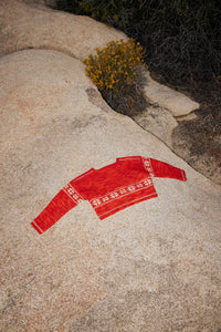 Cotton knitted jumper sweater vintage inspired child. – Apolina