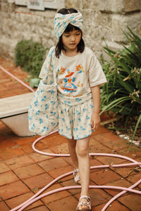バッグ Apolina Midsummer Calico Towelling Apolina – Maxi Towelling Tote Midsummer Calico – Beach Capsule '26