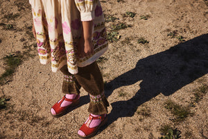 Cotton woven embroidered dress vintage inspired child. – Apolina