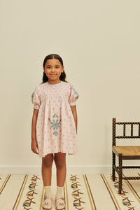 【Apolina】Noemie Dress Cotton woven embroidered dress vintage inspired child. – Apolina