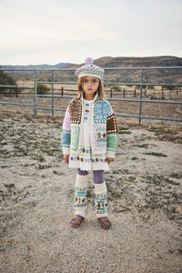 Cotton woven embroidered dress vintage inspired child. – Apolina