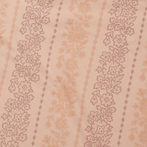 (OUTLET) Juna Bonnet - Cabin Stripe Floral Rose/Quilt Print Almond