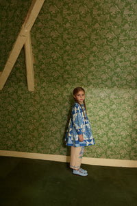 Apolina - Theodora Patchwork Dress in Lake Blue - Child