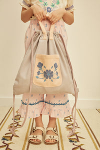 Cotton woven embroidered bag vintage inspired child. – Apolina