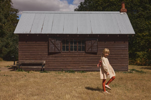 Apolina - Wilma Dress in Dried Rose/ Cream - Child